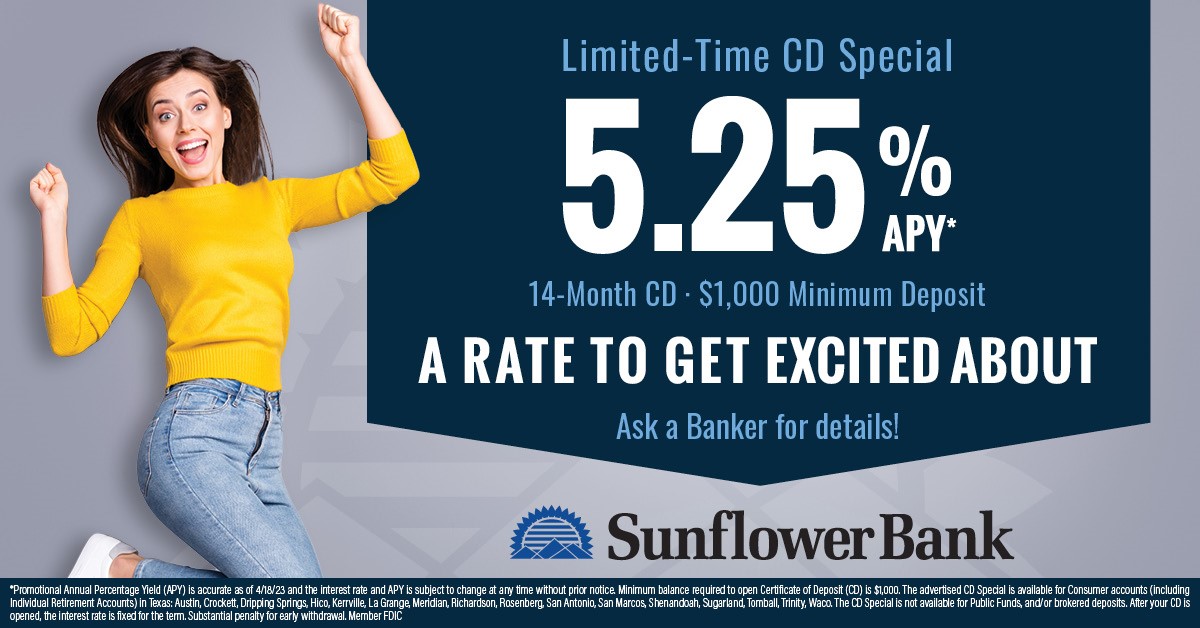 Sunflower Bank CD Rate | 